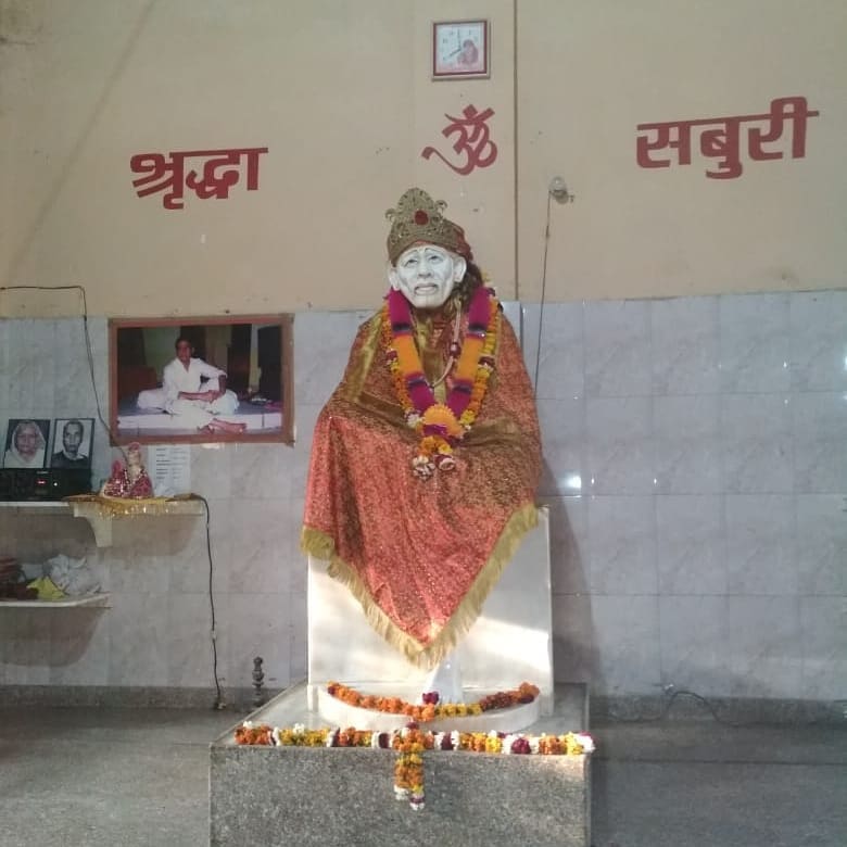 Shirdi Sai Baba Idol at Sai Mandir Bisalpur Uttar Pradesh